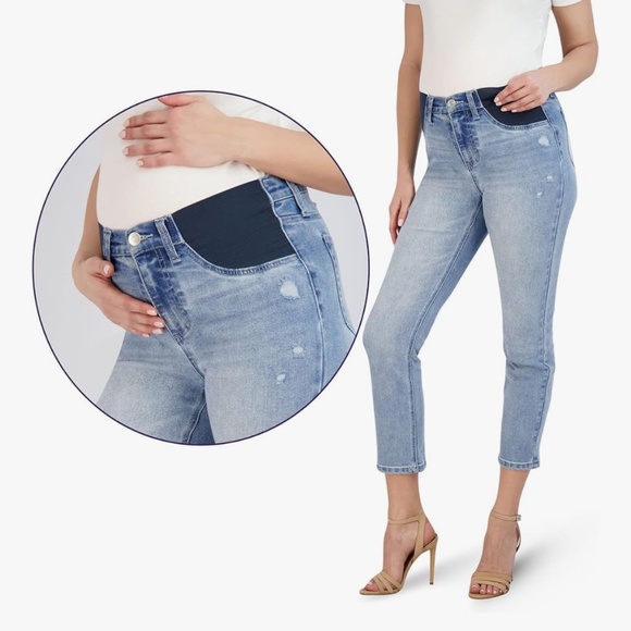 Savi Parker Maternity Jeans for Women, Straight Leg - Picture 5 of 5